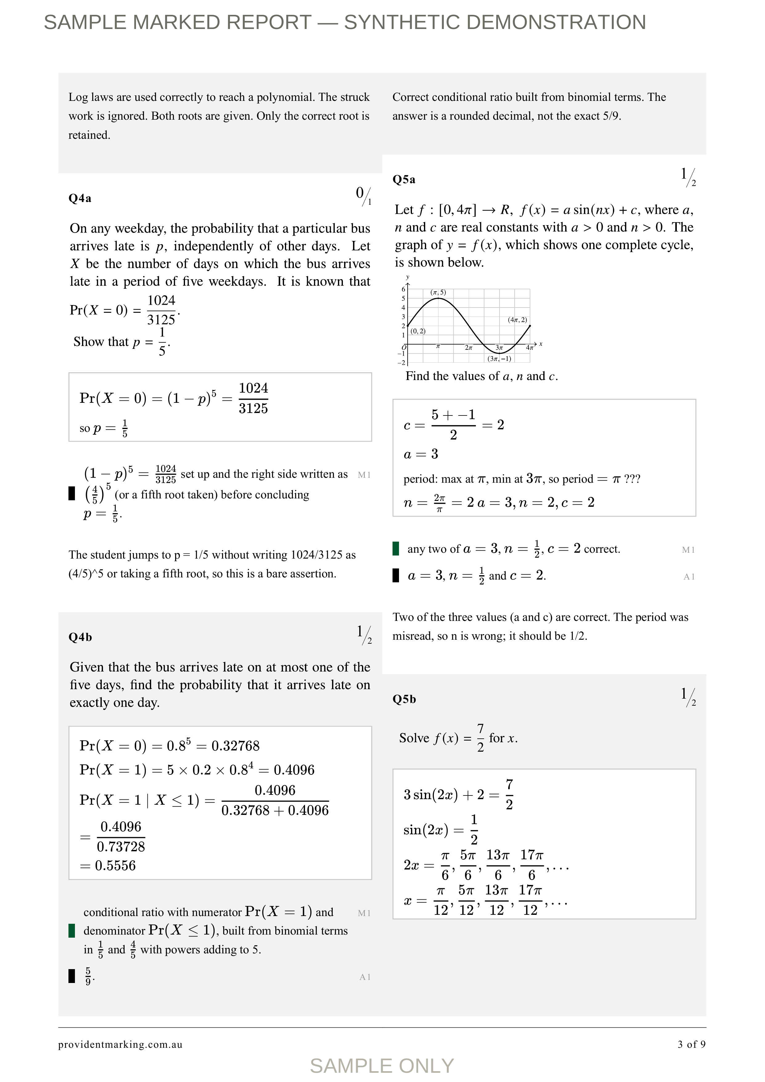 Sample report, page 4 of 10